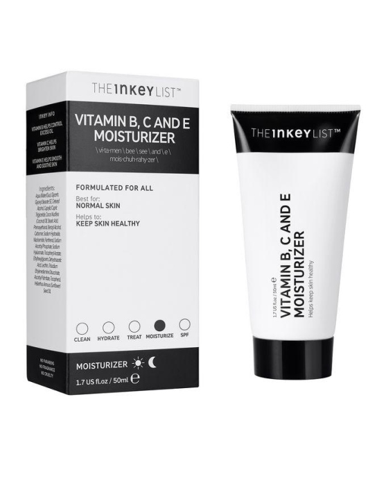 The Inkey List, VITAMIN B, C AND E MOISTURIZER 50 ML
 ذا انكي ليست، مرطب الفيتامينات 50 مل